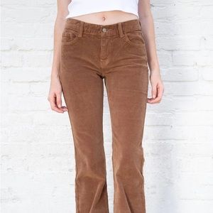 Brandy Melville Brown Corduroy Brielle Pants